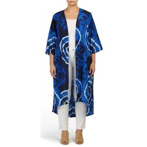 Forgotten Grace NEW Blue Lace Duster Kimono